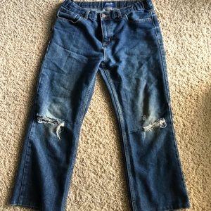 Loose boot cut old navy jeans (high waisted)